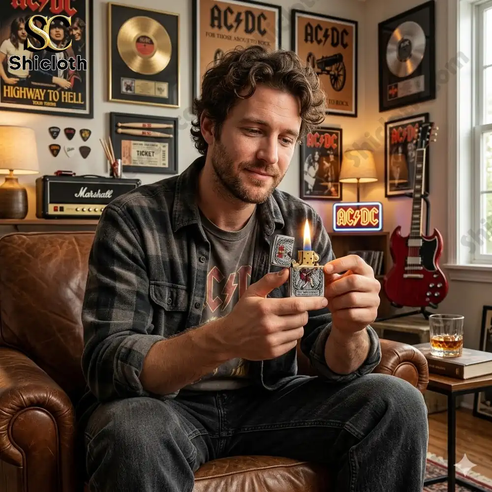 ACDC 53rd Anniversary 3D Zippo Lighter