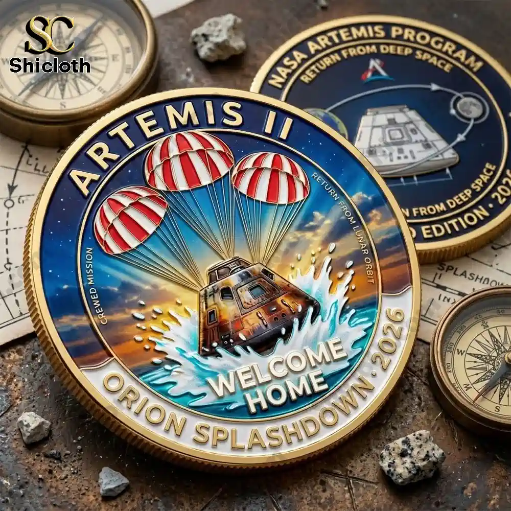 Artemis Ii Orion Splashdown 2026 Commemorative Mission Coin 3 Artemis Ii Orion Splashdown 2026 Commemorative Mission Coin - Image 3