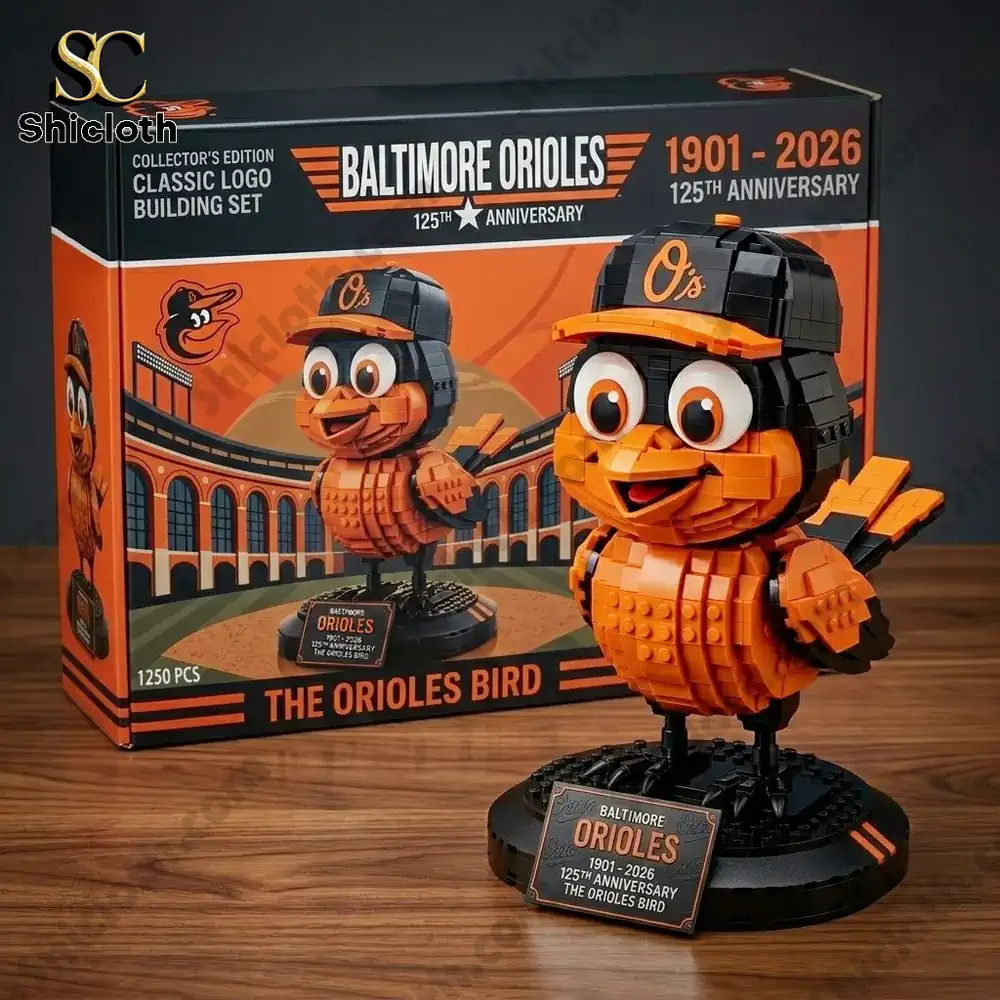 orioles brick bird model with collector box close view!