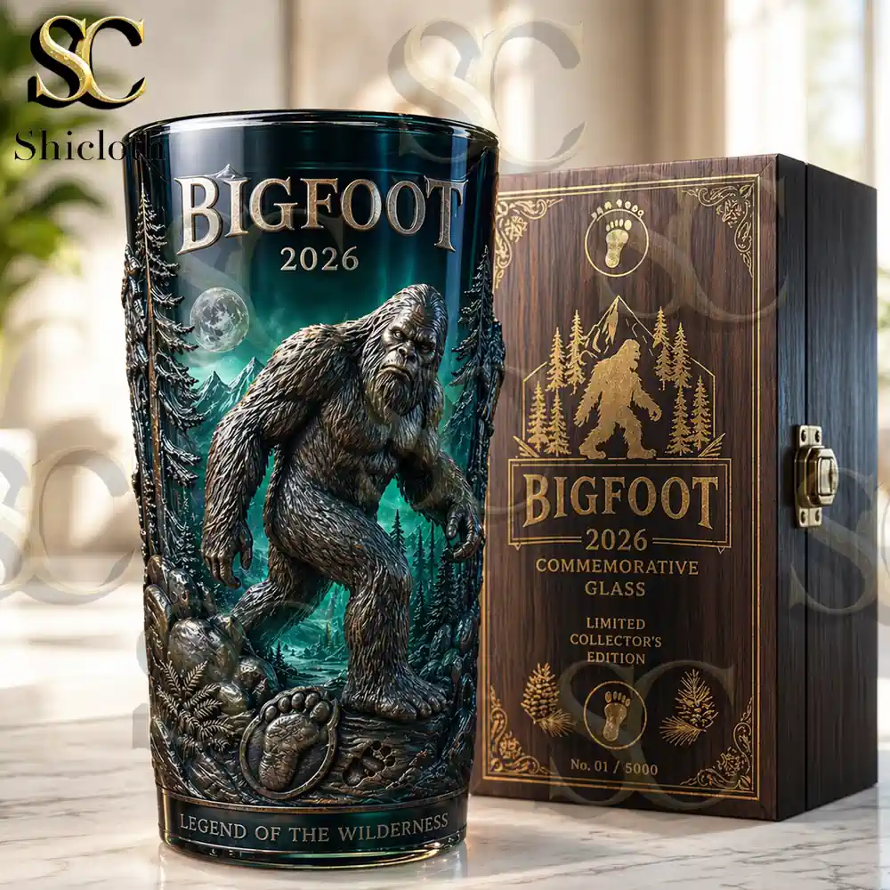 Alternative view of Bigfoot 2026 Collector's Beer Glass