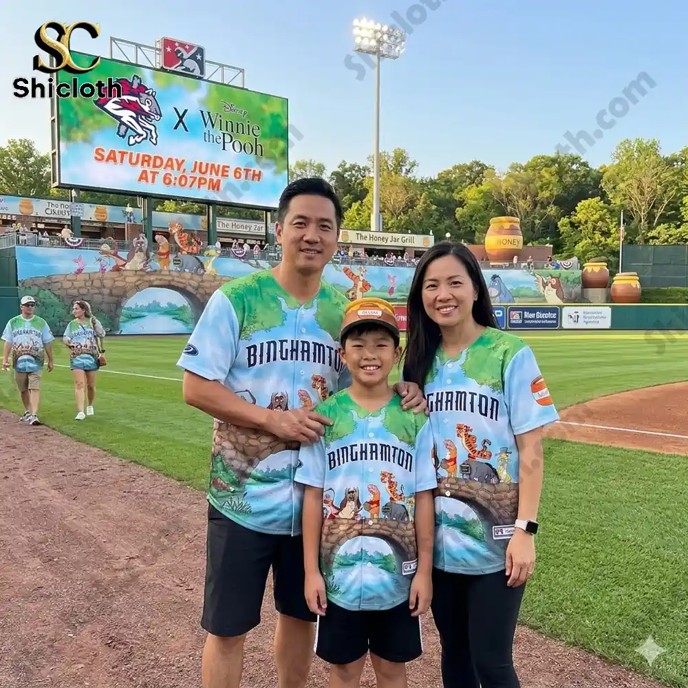 Binghamton Rumble Ponies x Winnie the Pooh 2026 Baseball Jersey