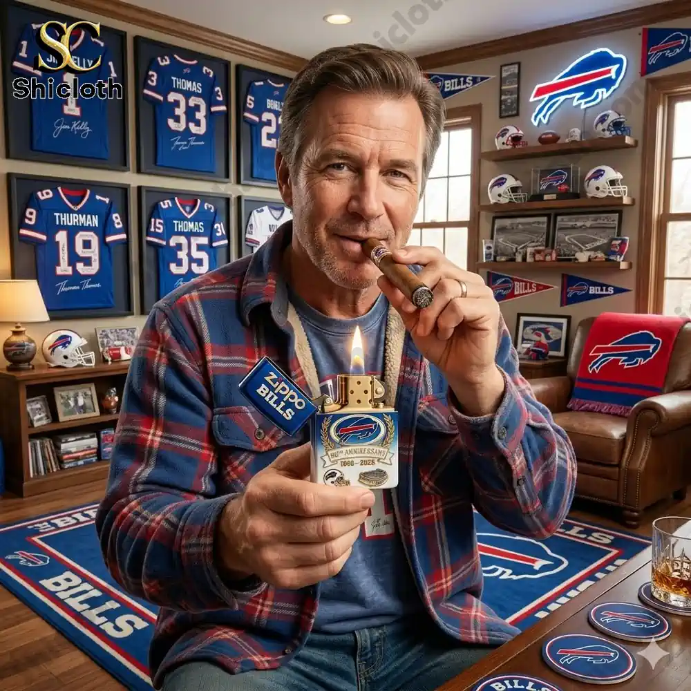 Buffalo Bills 66th Anniversary 3D Zippo Lighter