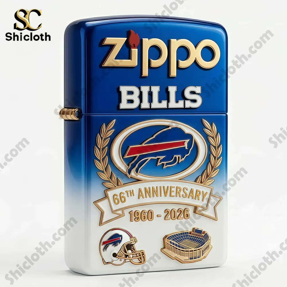 Alternative view of Buffalo Bills 66th Anniversary 3D Zippo Lighter