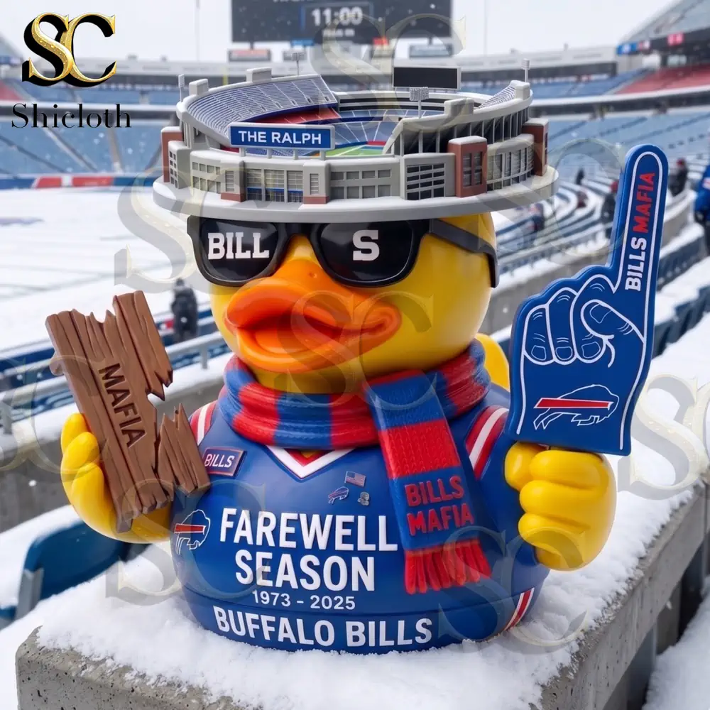 Alternative view of Buffalo Bills Farewell Season Stadium Collector Duck