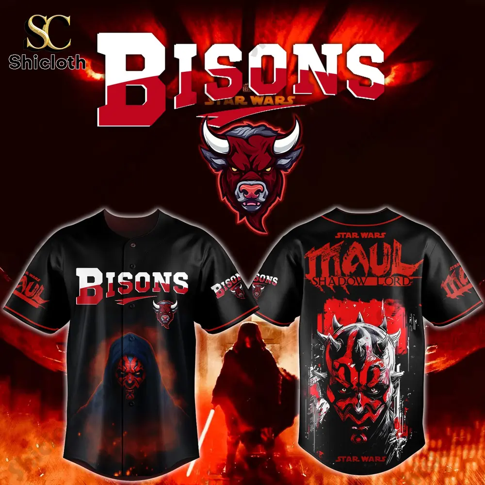 Buffalo Bisons x Darth Maul Star Wars 2026 Baseball Jersey