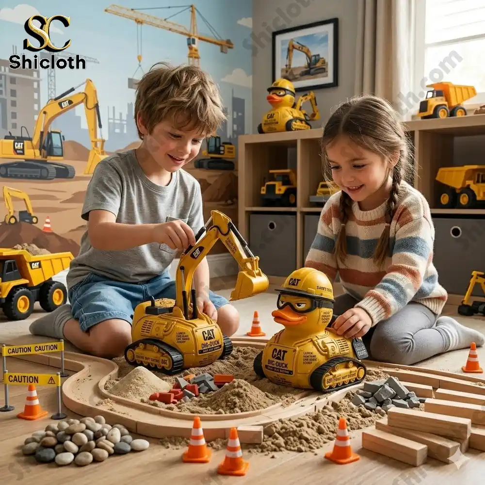 CAT Heavy Duty Dig-Duck & Road Roller Resin Duck