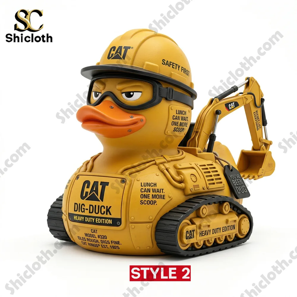 Alternative view of CAT Heavy Duty Dig-Duck & Road Roller Resin Duck