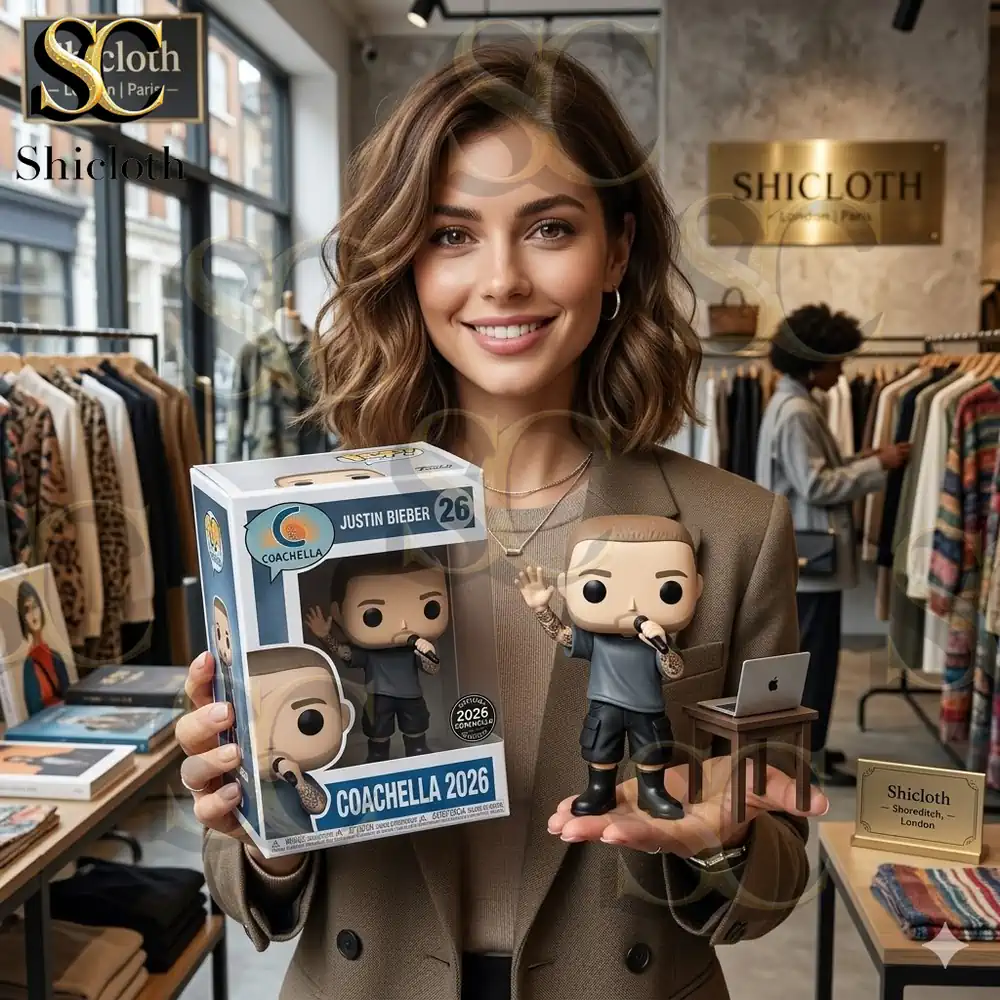 Coachella 2026 Justin Bieber Funko Pop Figure