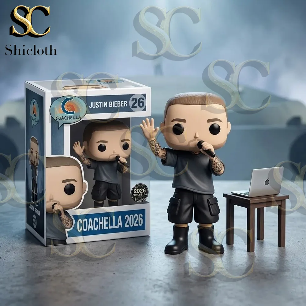 Alternative view of Coachella 2026 Justin Bieber Funko Pop Figure