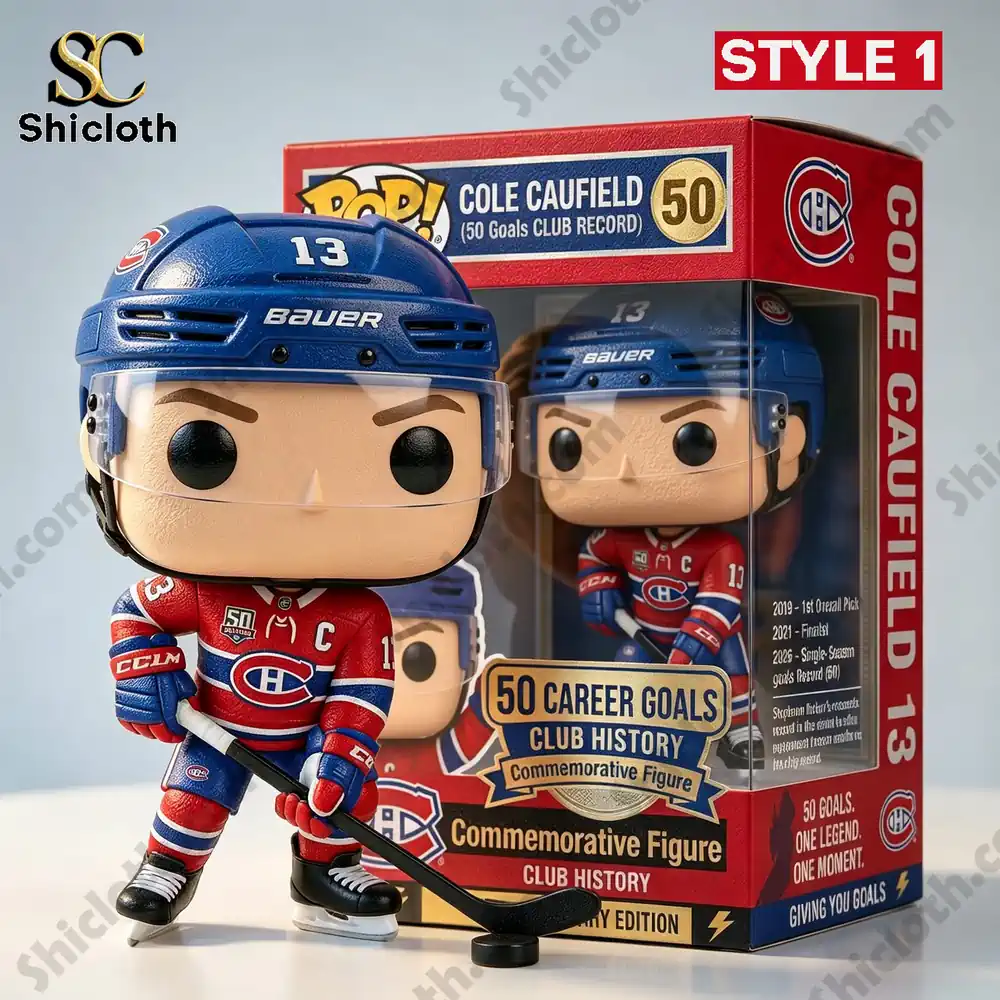 Cole Caufield 50 Goals Club Record Canadiens Pop! Figure 2026