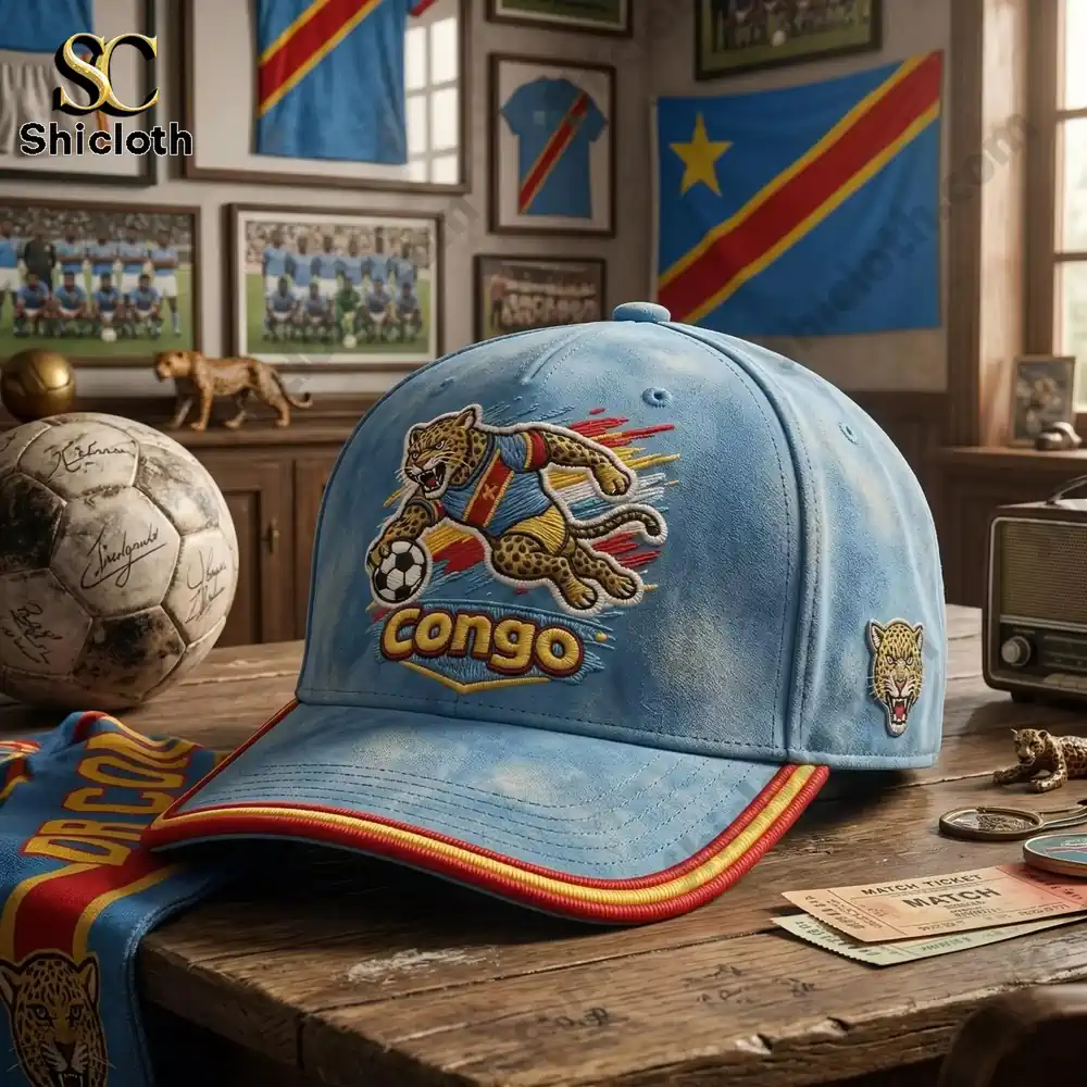 Alternative view of Congo Welcome To World Cup 2026 Cap Hat