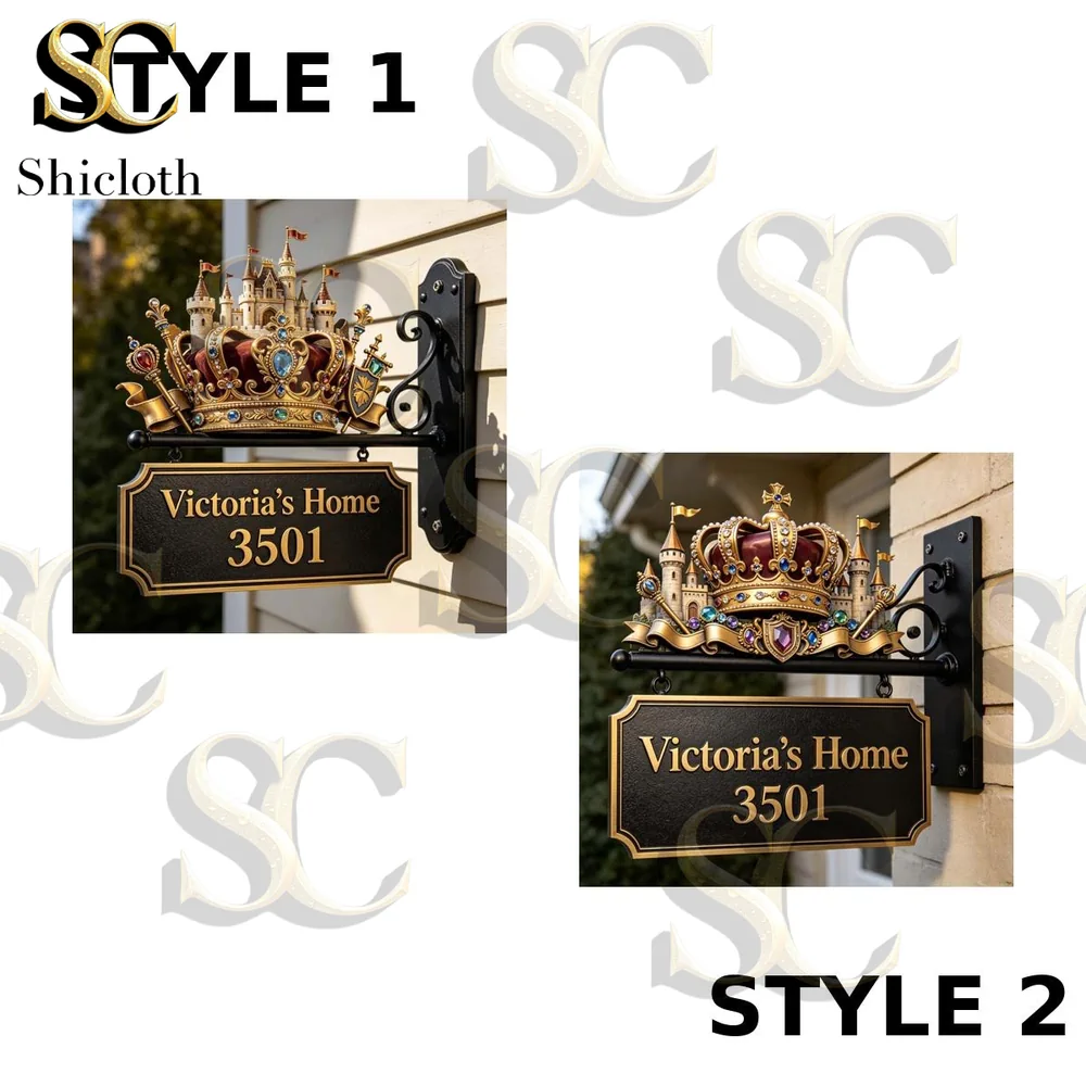 Alternative view of Crown Royal Custom Name Themed Door Sign