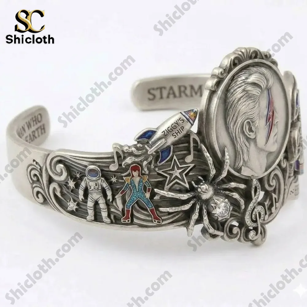 David Bowie The Starman Eternal Legacy Cuff Edition Bracelet 4 David Bowie The Starman Eternal Legacy Cuff Edition Bracelet - Image 4