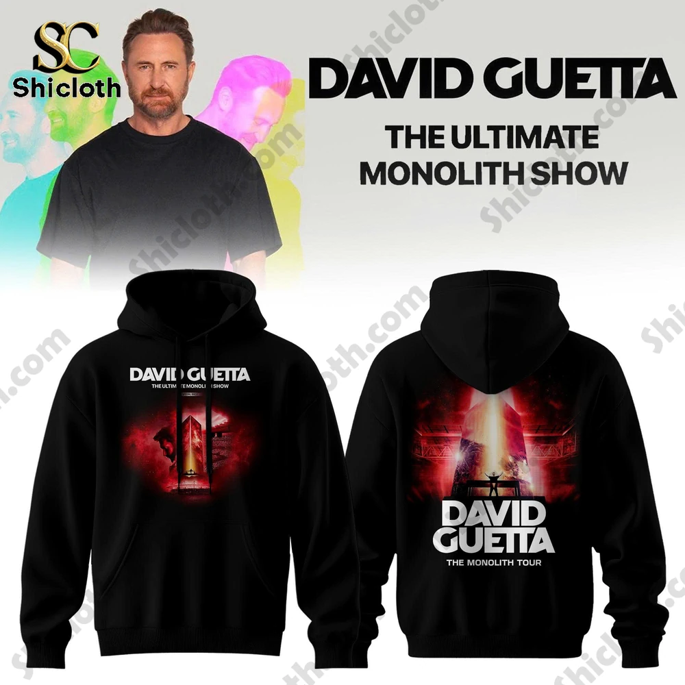 Alternative view of David Guetta The Monolith Tour 2026 Limited Hoodie
