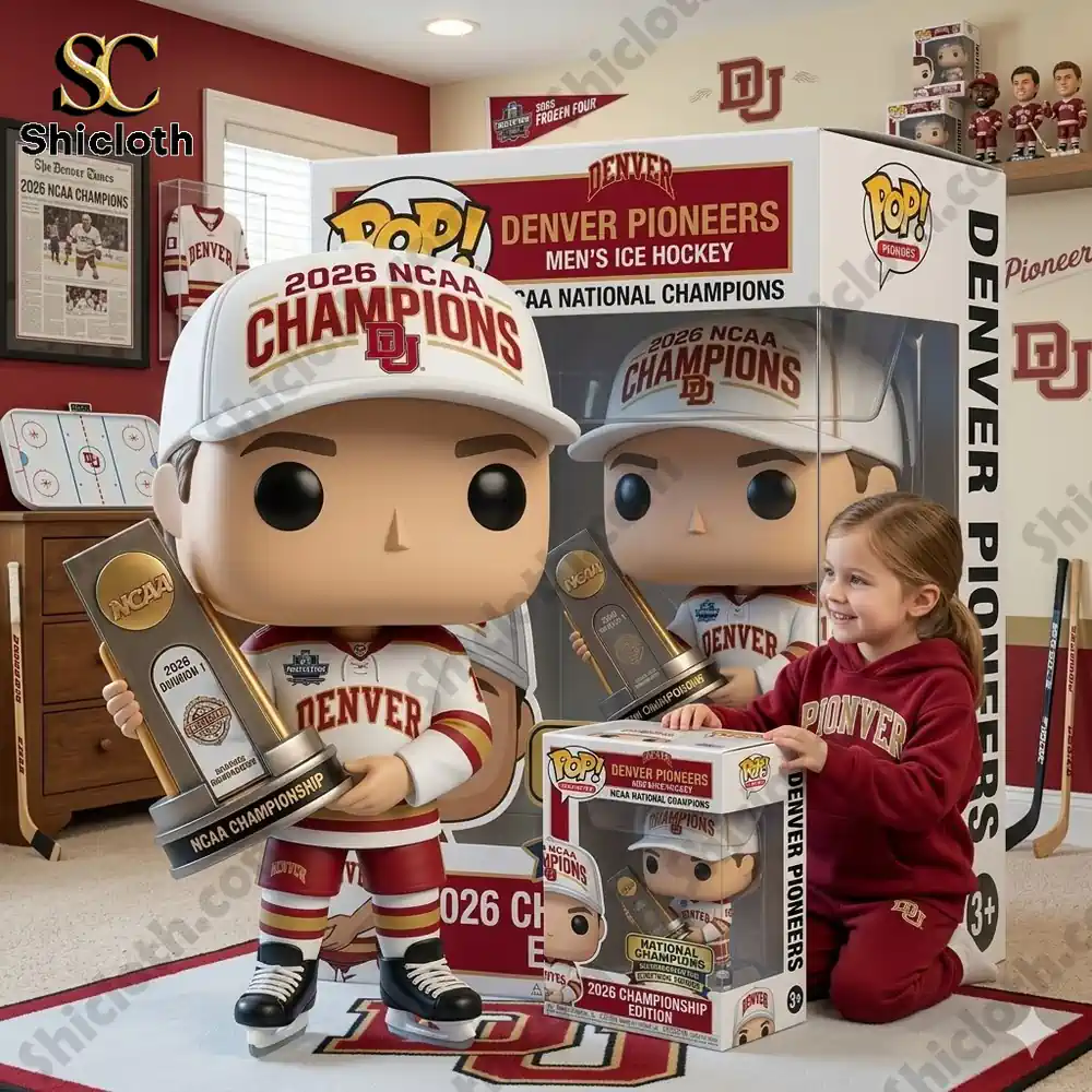 Denver Pioneers 2026 NCAA Men?s Ice Hockey Champions Commemorative Pop