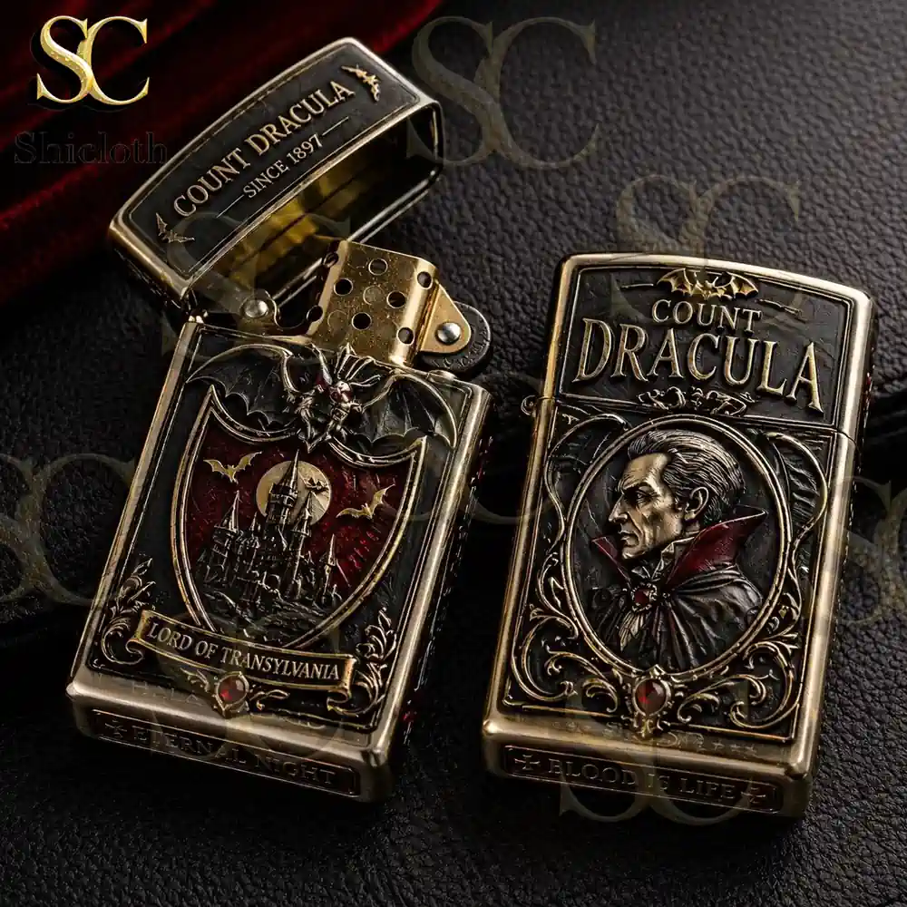 Alternative view of Dracula Gothic Legacy Collector?s Zippo 3D Lighter