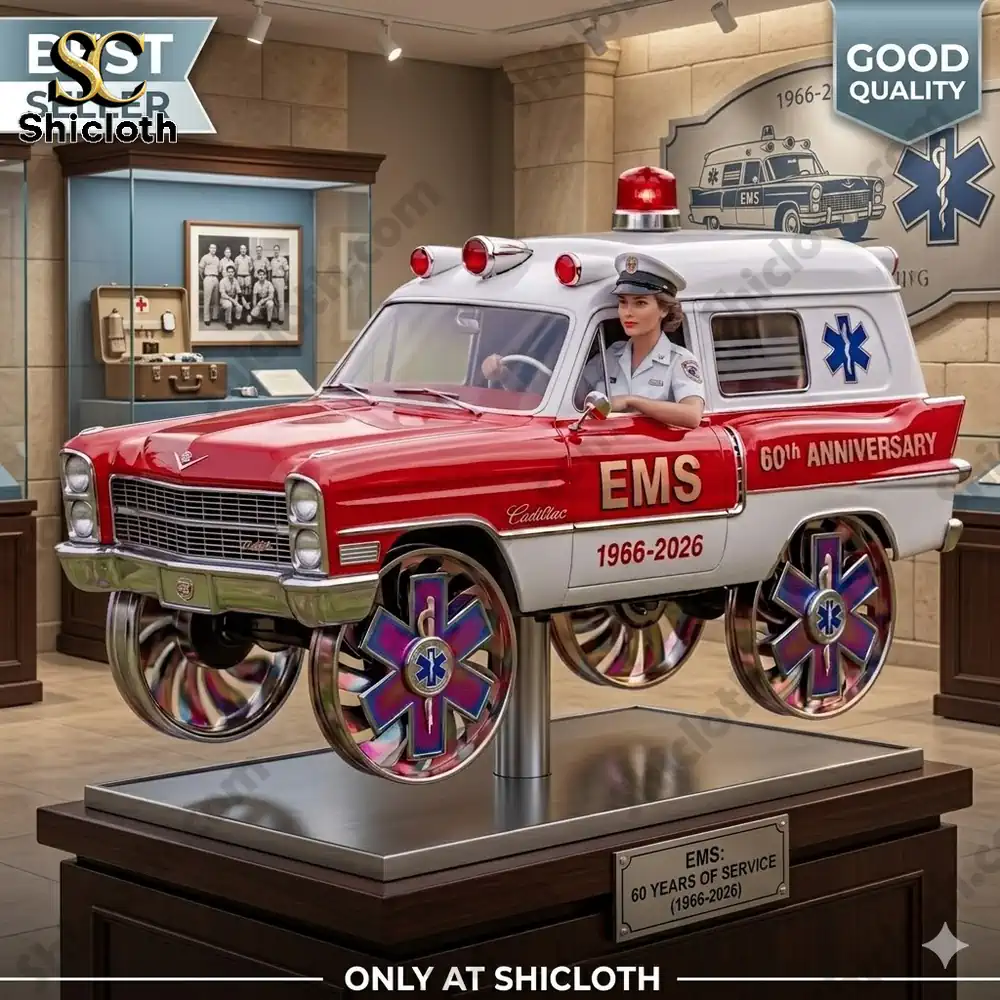 EMS 60th Anniversary Commemorative Rescue Garden Wind Spinner