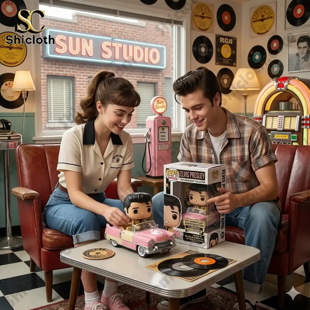 Elvis Presley Pink Cadillac 70th Anniversary Funko Pop! Figure