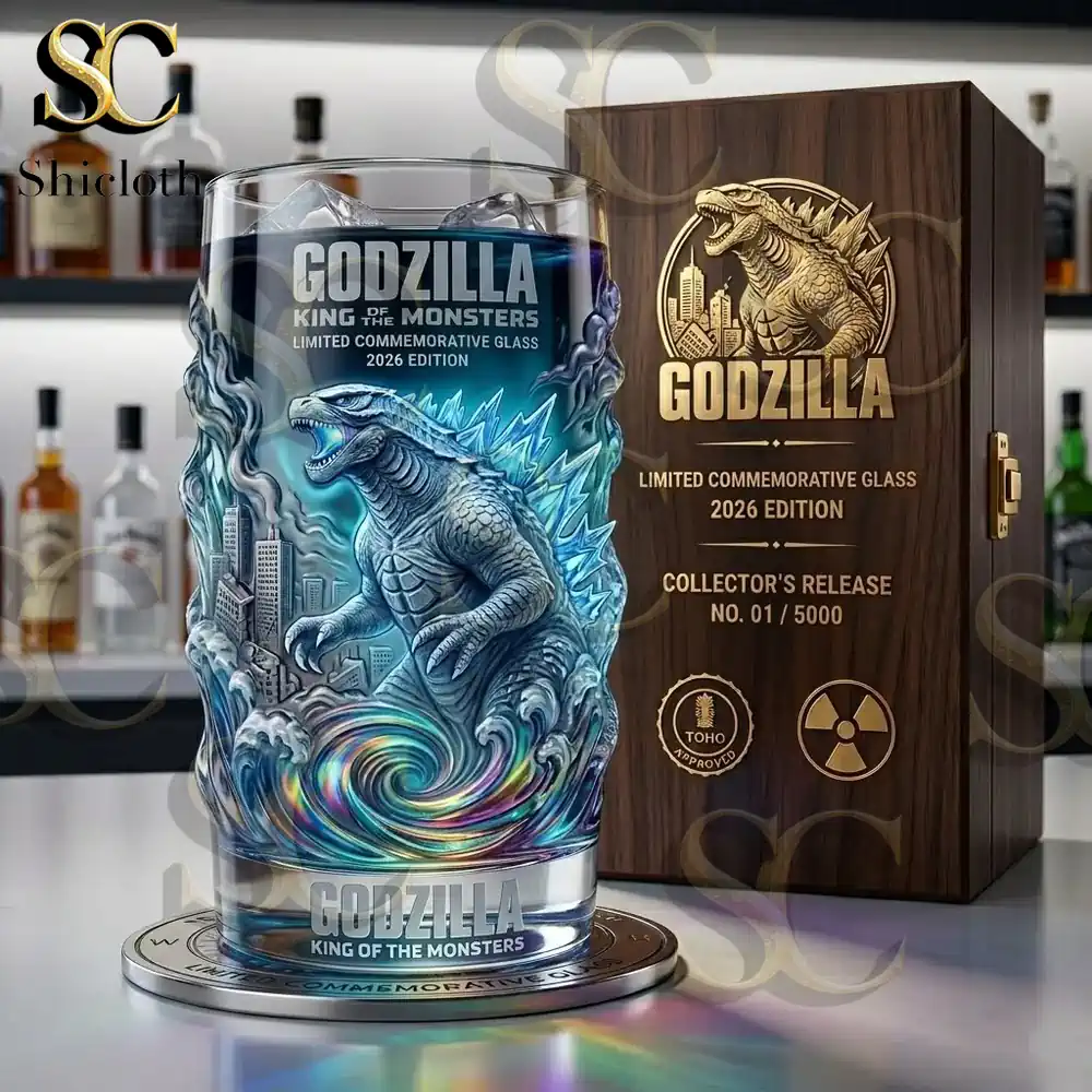 Alternative view of Godzilla King Of The Monsters Collectible Beer Glass