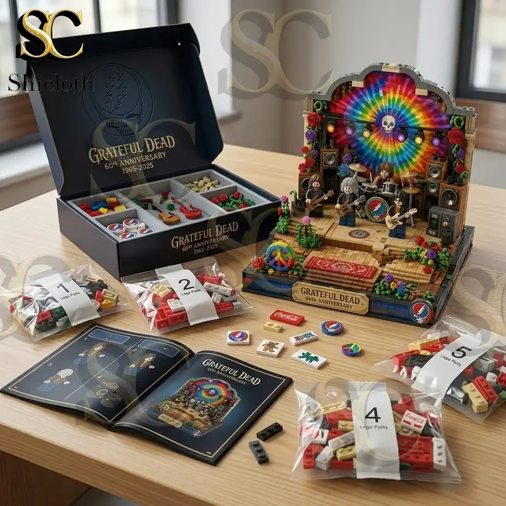 Alternative view of Grateful Dead 60th Anniversary Collection Building Blocks Set