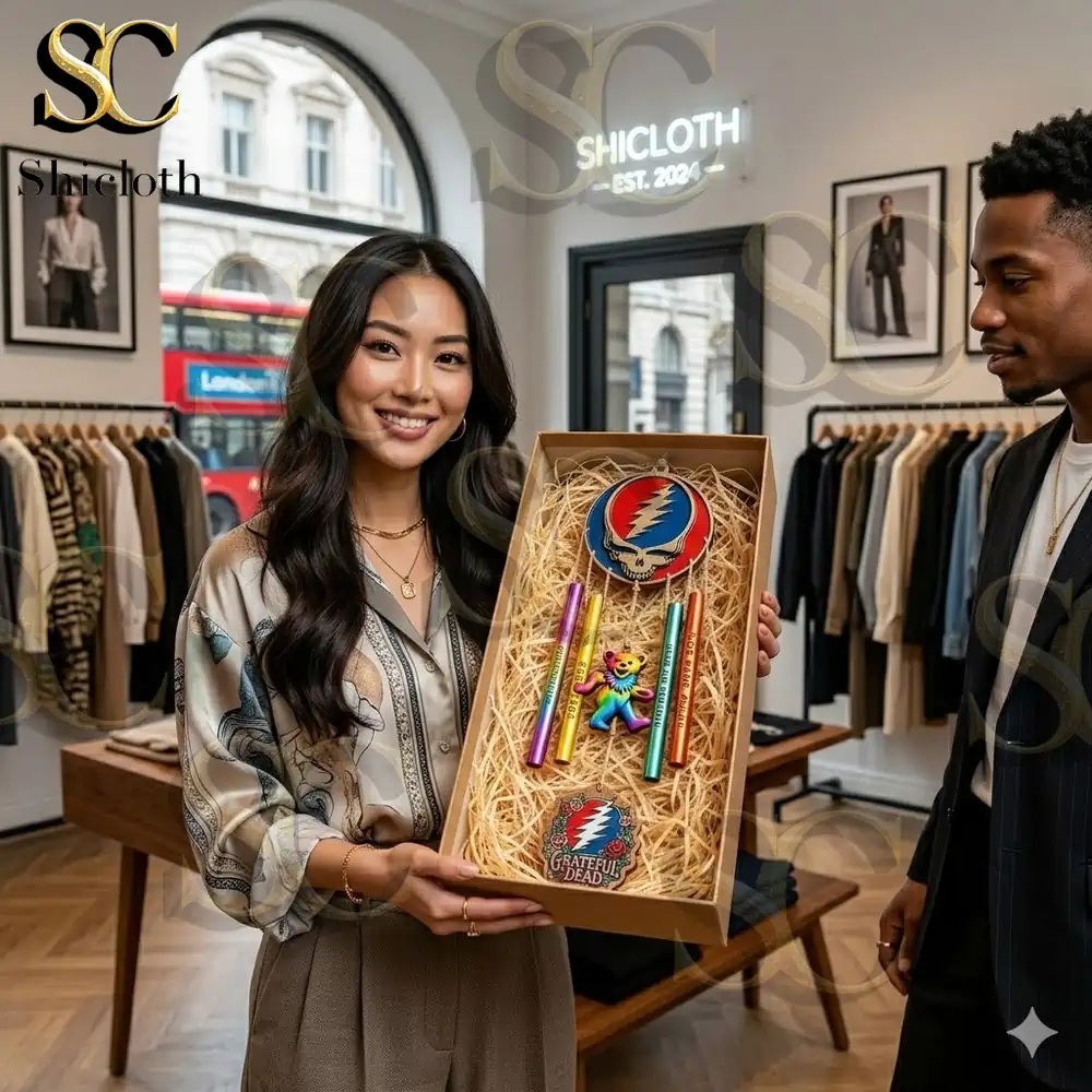 Grateful Dead Steal Your Face Wind Chime