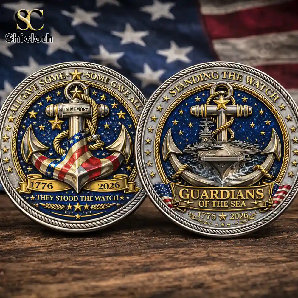 Alternative view of Guardians Of The Sea All Gave Some, Some Gave All Celebrate Coin