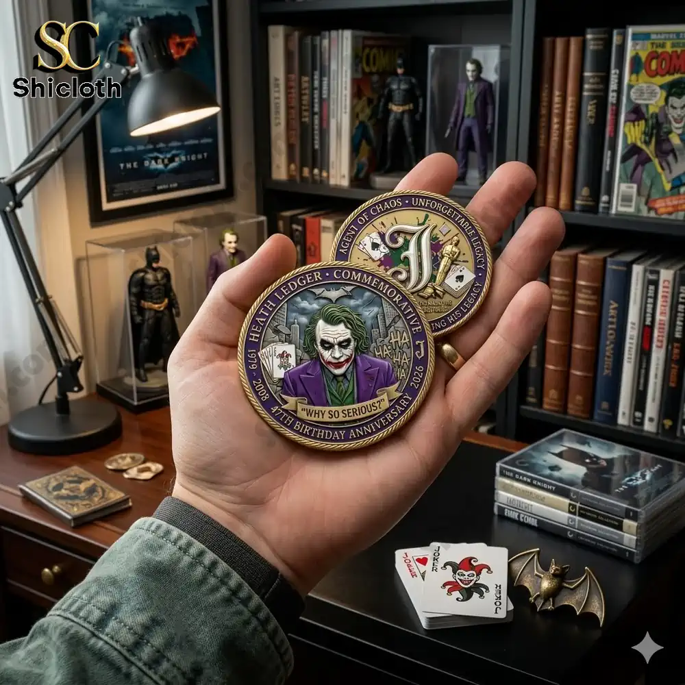 Heath Ledger Joker 47th Birthday Annivesary Commemorative Coin