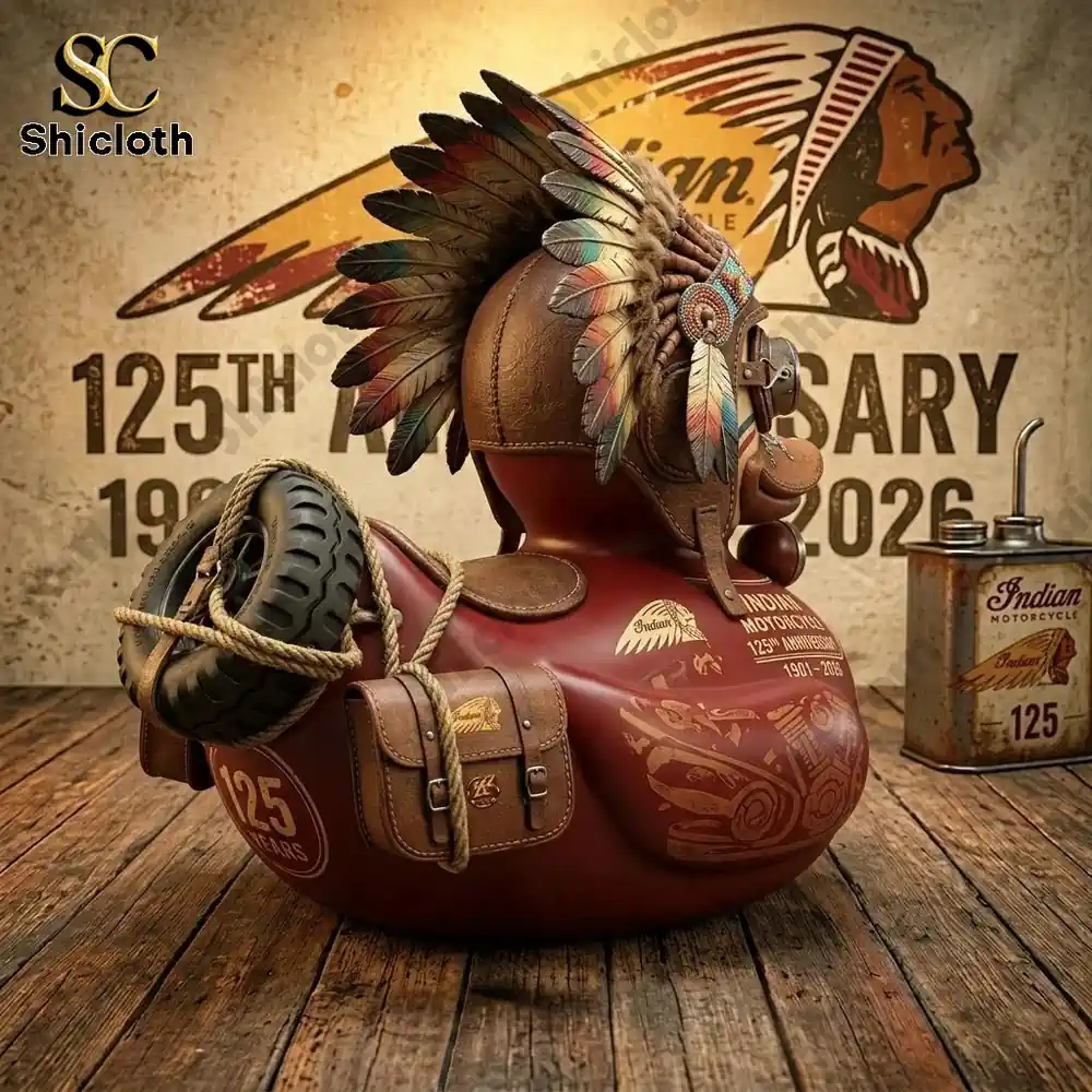 Alternative view of Indian Motorcycle 125th Anniversary Commemorative Duck