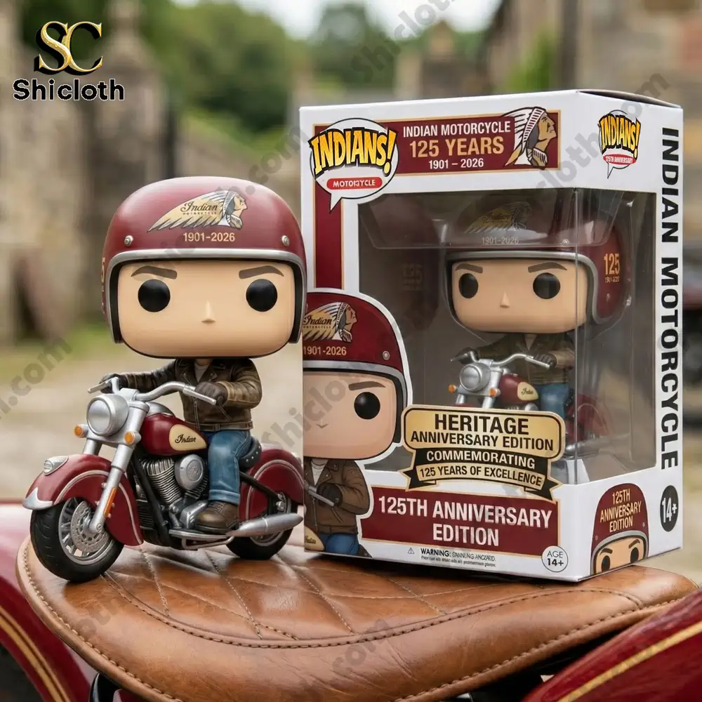 Alternative view of Indian Motorcycle 125th Anniversary Heritage Funko Pop Figure