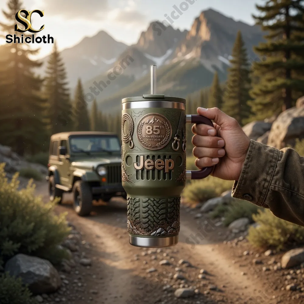 Jeep 85th Anniversary Tumbler 3 Jeep 85th Anniversary Tumbler - Image 3