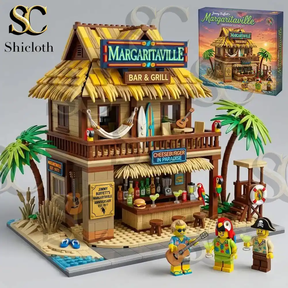 Alternative view of Jimmy Buffett's Margaritaville Anniversary Building Brick Set