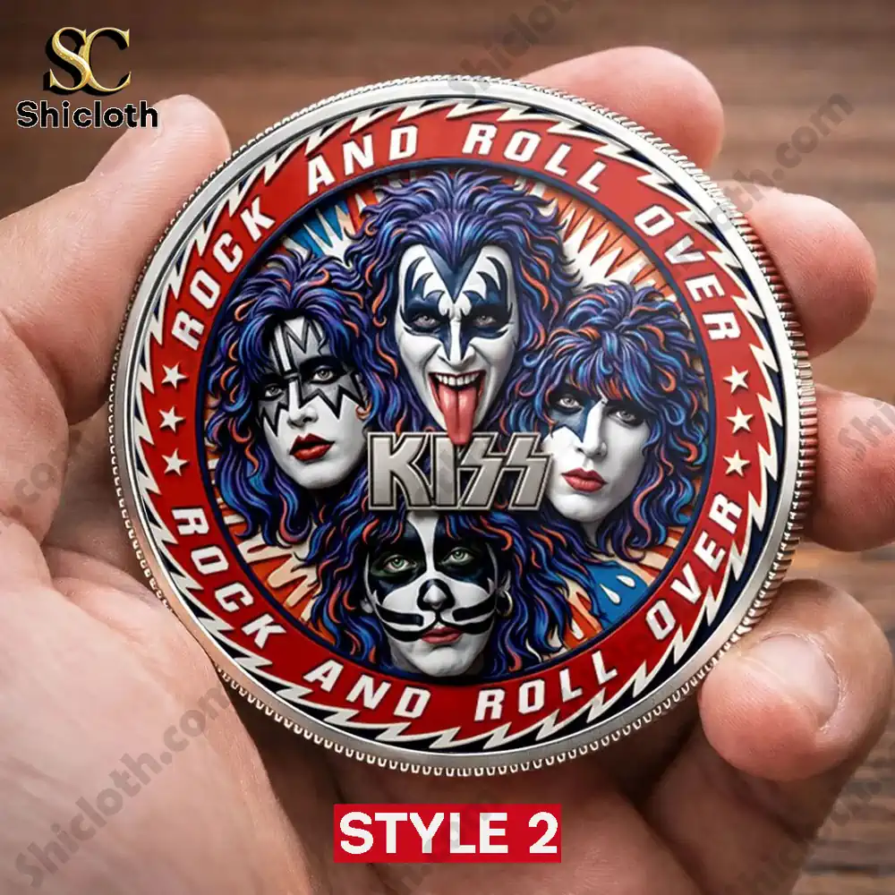 Alternative view of KISS Rock and Roll Over Commemorative Coin