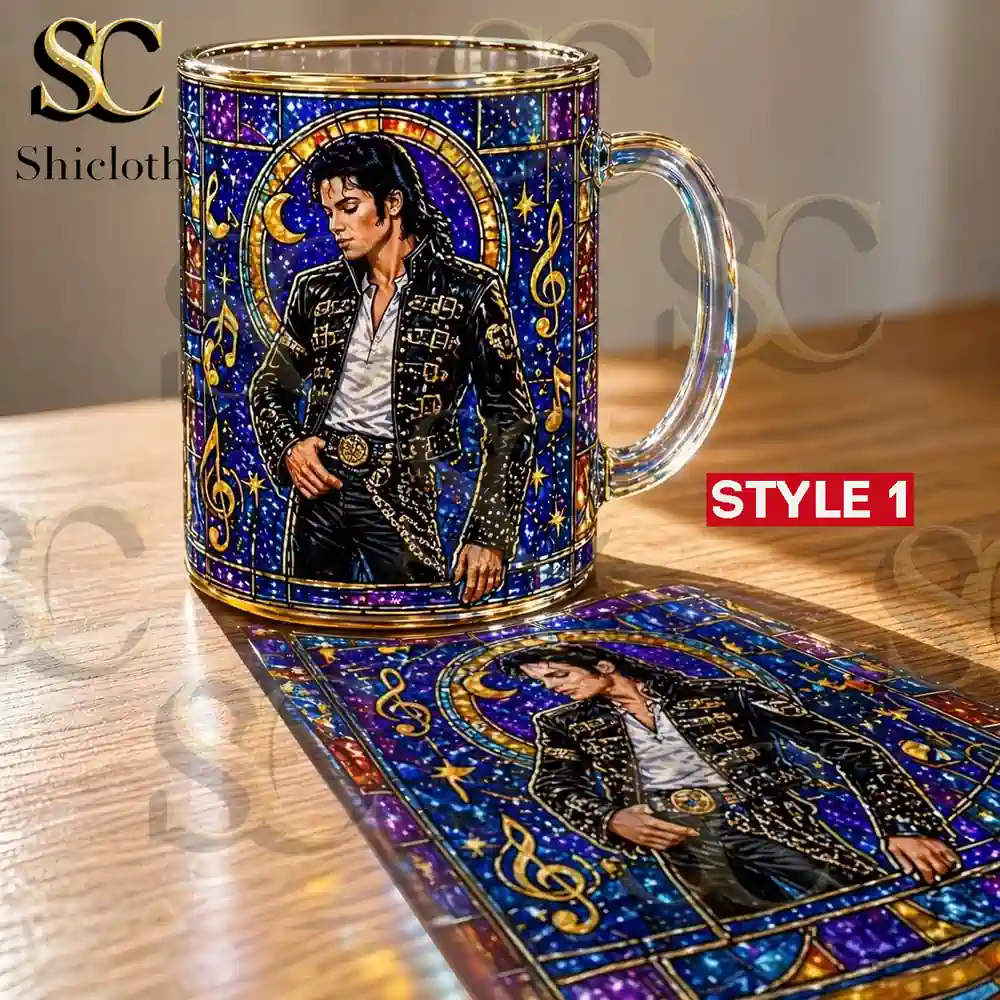 Alternative view of King Of Pop Michael Jackson Timeless Rhythm Light Art Mug