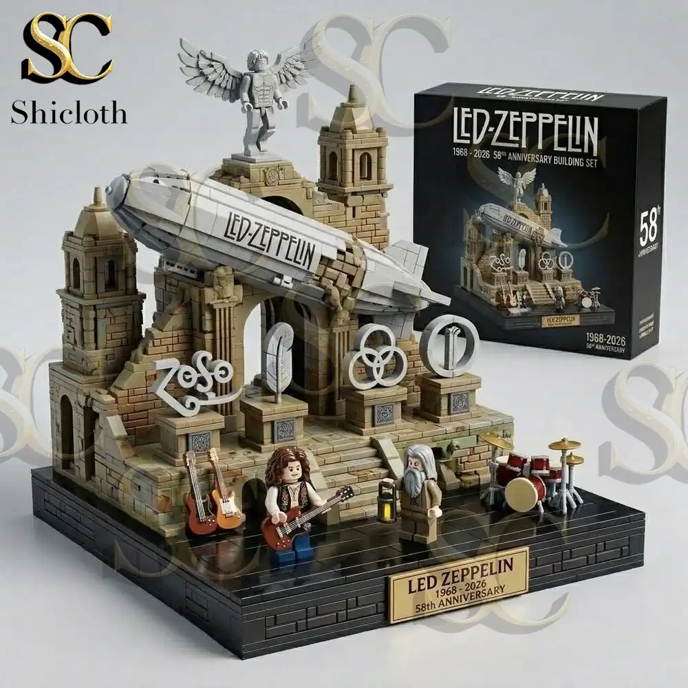 Alternative view of Led Zeppelin 58th Anniversary Building Brick Set