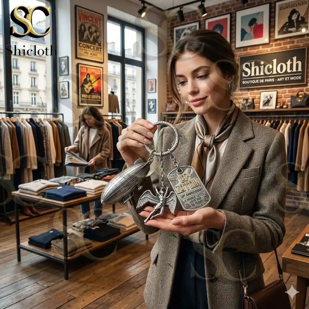 Led Zeppelin 58th Anniversary Edition Keychain