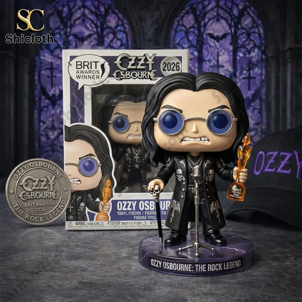 Alternative view of Legend Ozzy Osbourne Brit Awards 2026 Commemorative Pop Figure