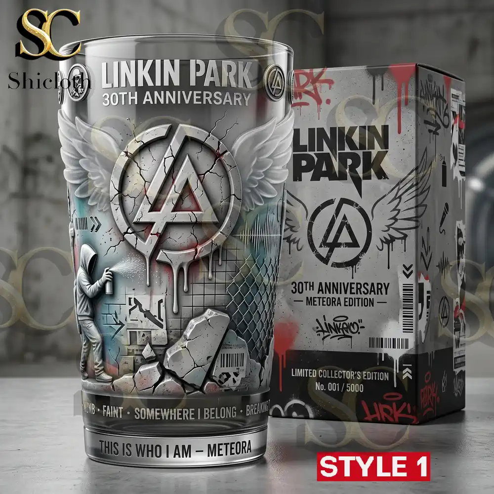 Alternative view of Linkin Park 30th Anniversary Collector Beer Glass