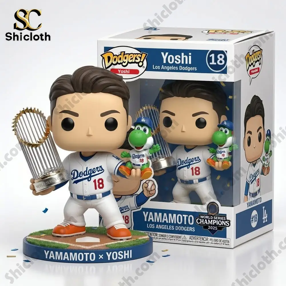 Alternative view of Los Angeles Dodgers Yoshinobu Yamamoto Funko Pop! Figure