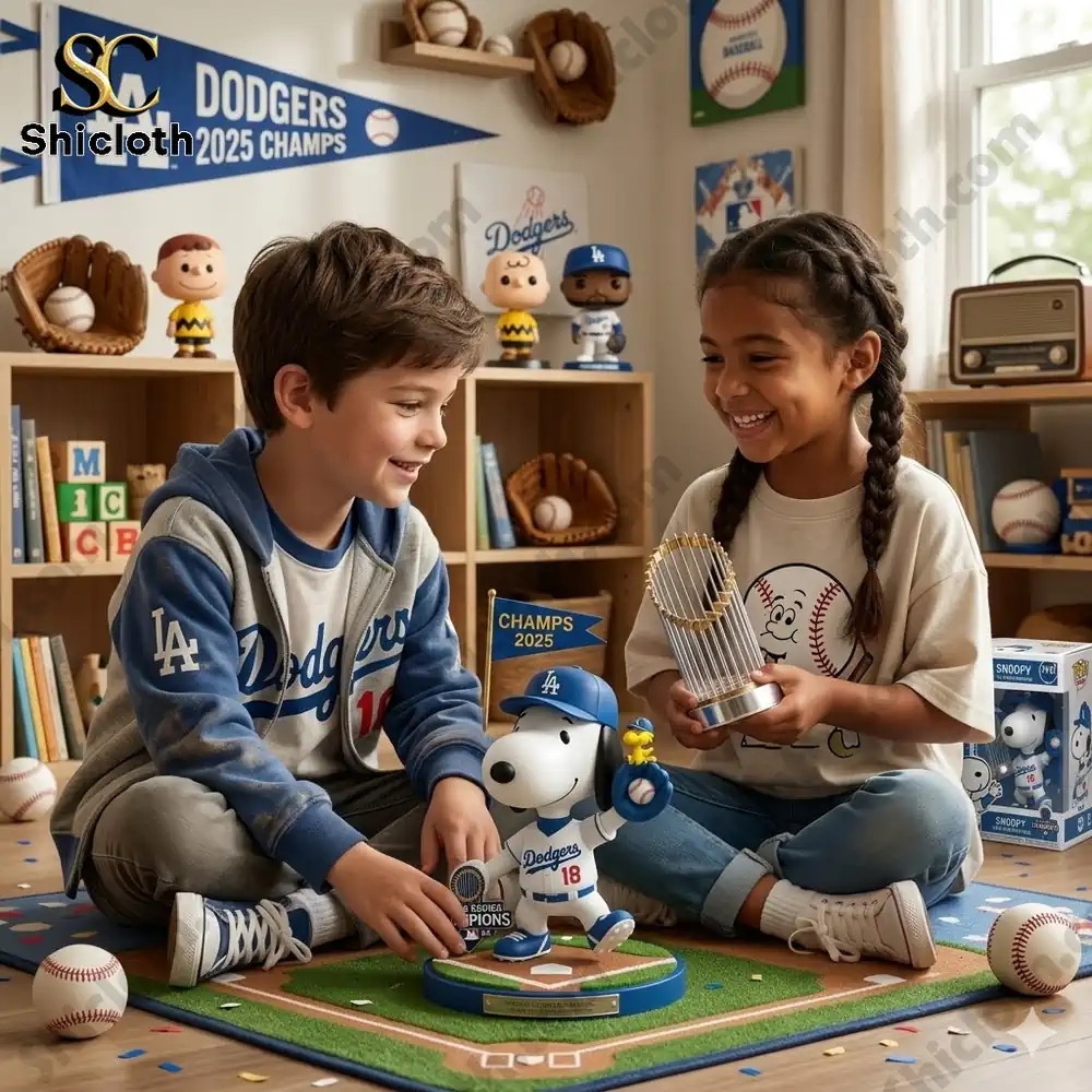 MLB Snoopy Los Angeles Dodgers Funko Pop! Figure