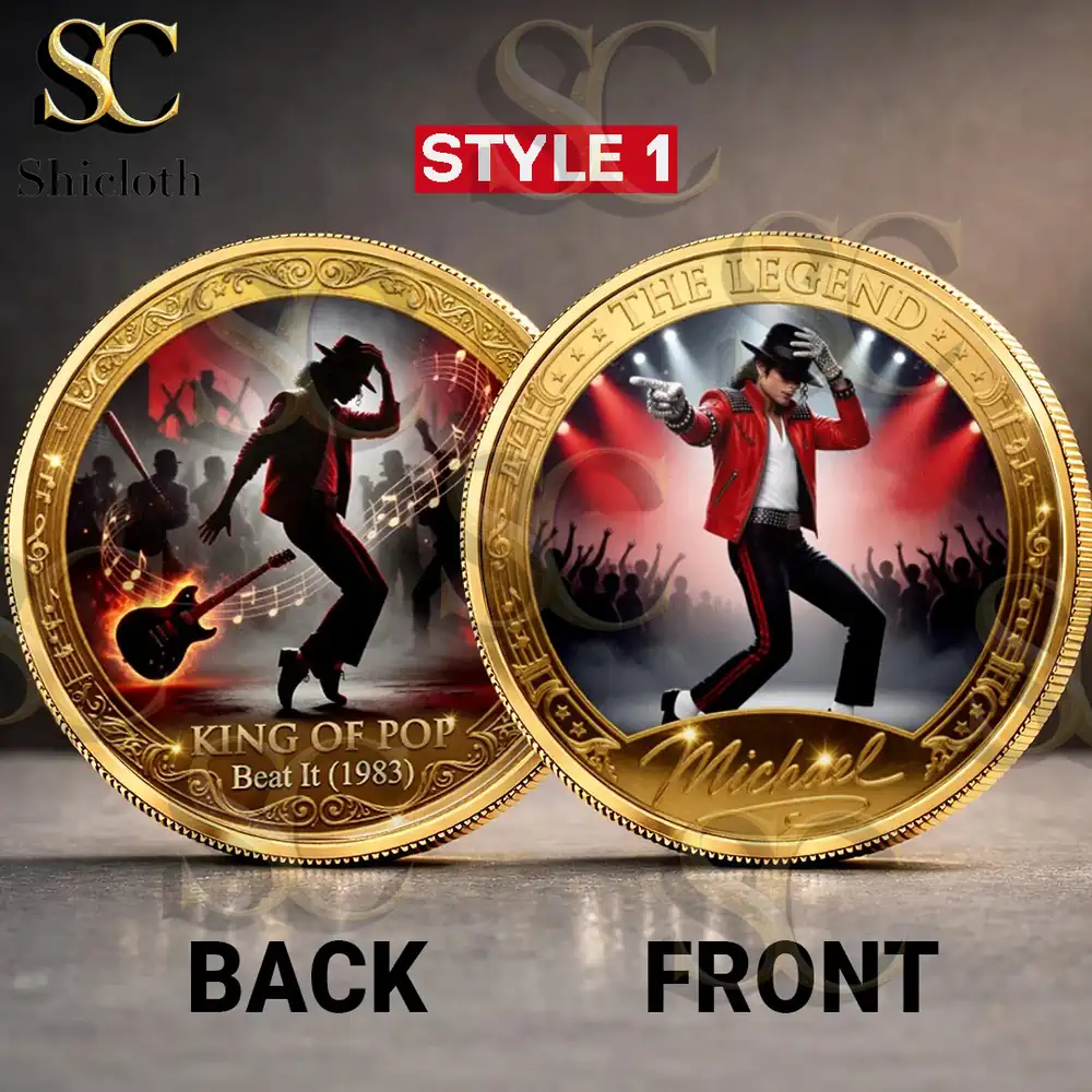 Michael Jackson king Of Pop Commemorative Coin