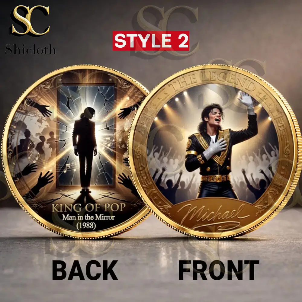 Alternative view of Michael Jackson king Of Pop Commemorative Coin