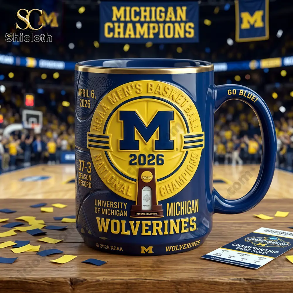 Michigan Wolverines 2026 NCAA National Champions Commemorative Mug 3 Michigan Wolverines 2026 NCAA National Champions Commemorative Mug - Image 3