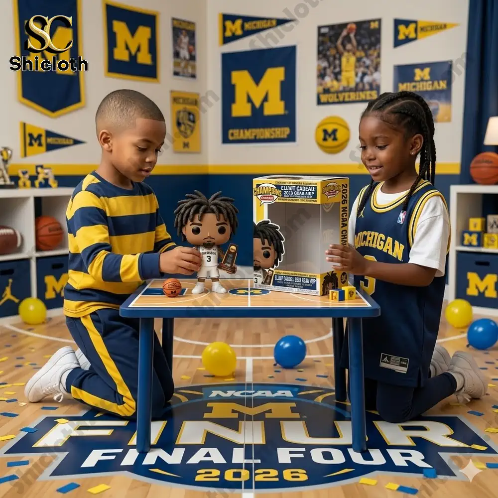 Michigan Wolverines 2026 National Champions Elliot Cadeau Pop! Figure