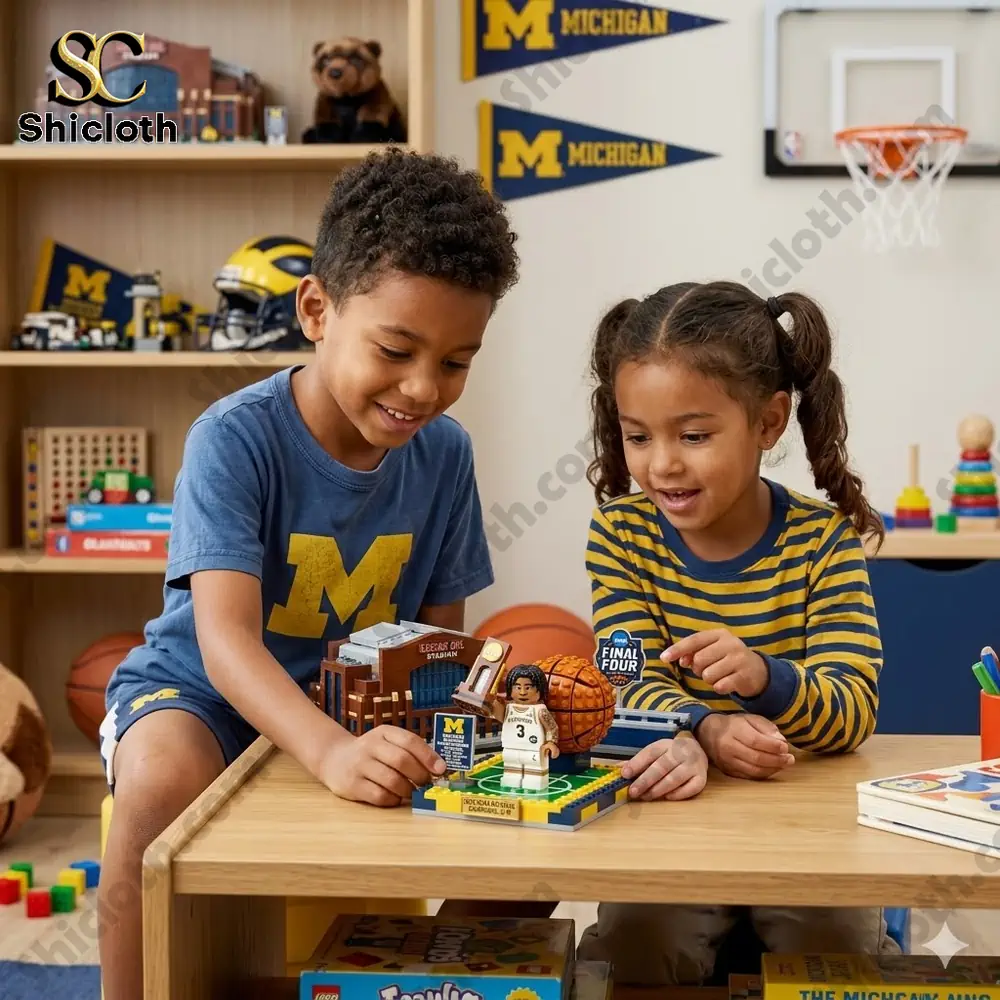 Michigan Wolverines NCAA Division I Elliot Cadeau MOP Building Brick