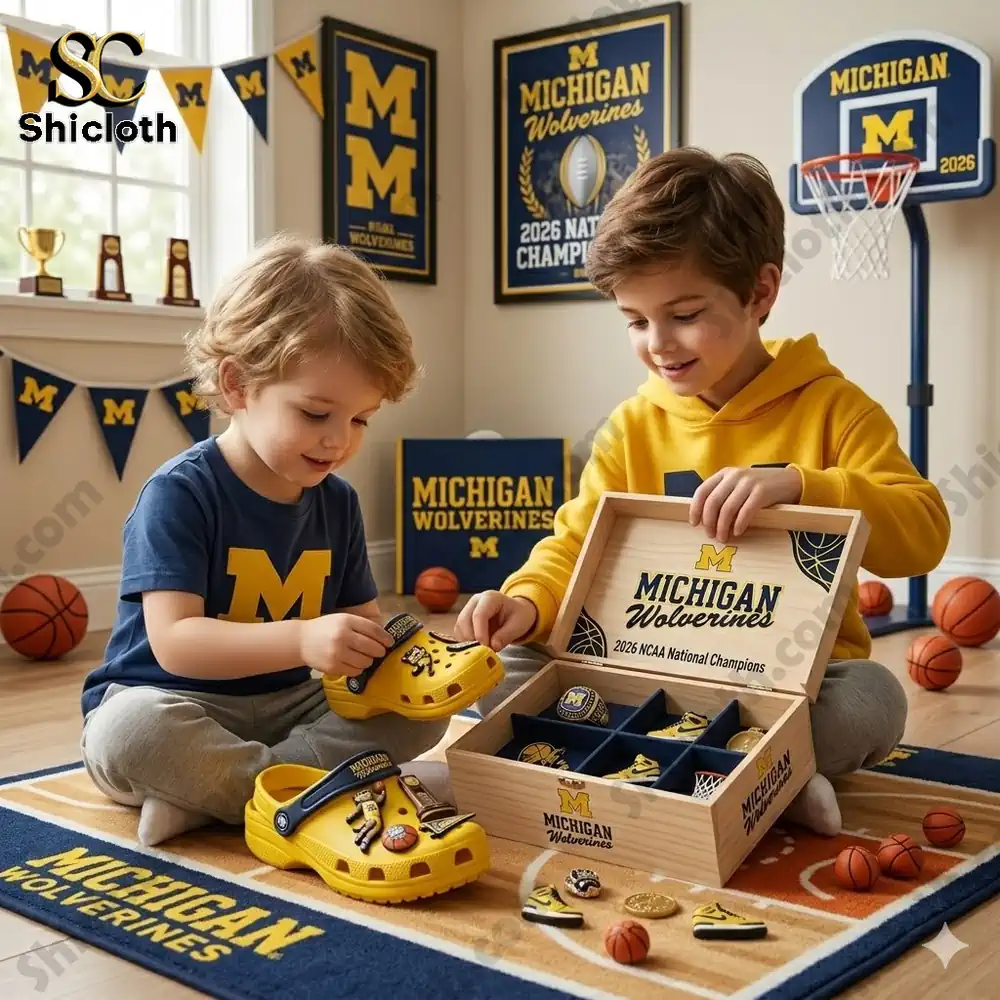 Michigan Wolverines NCAA National Championship 2026 Clogs Crocs