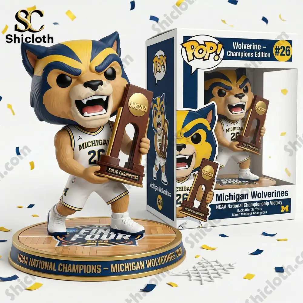 Alternative view of Michigan Wolverines NCAA National Championship 2026 Funko Pop! Figure