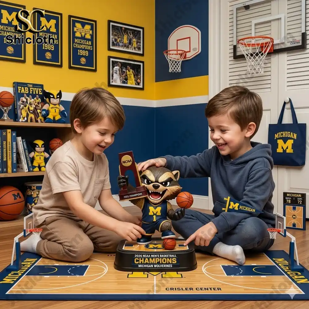 Michigan Wolverines Rocket Raccoon NCAA National Championship 2026 Pop! Figure