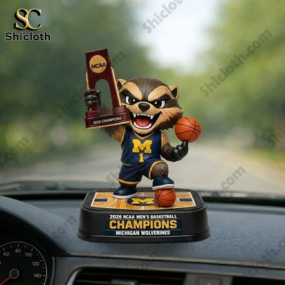 Alternative view of Michigan Wolverines Rocket Raccoon NCAA National Championship 2026 Pop! Figure