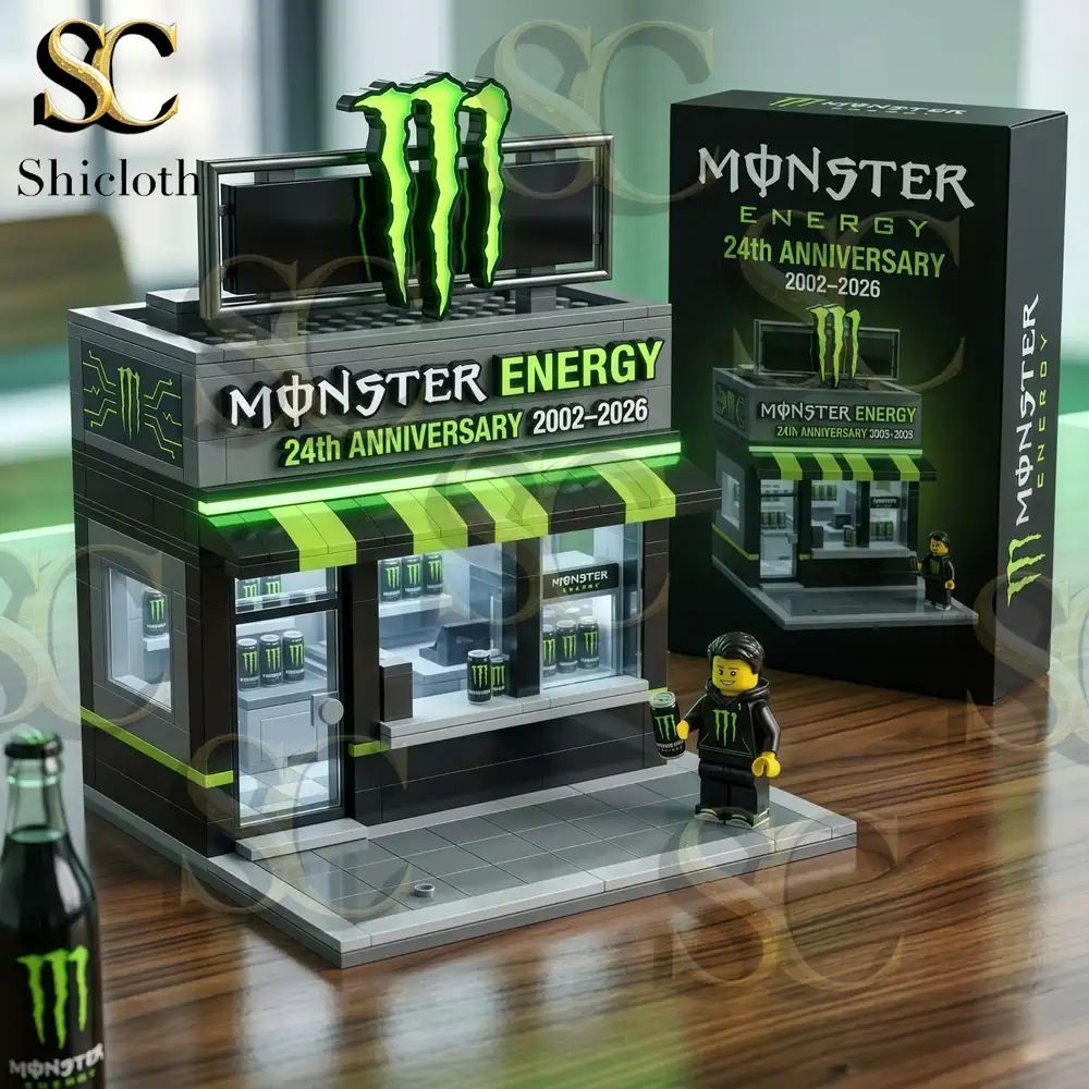 Alternative view of Monster Energy 24th Anniversary Building Blocks Brick Set