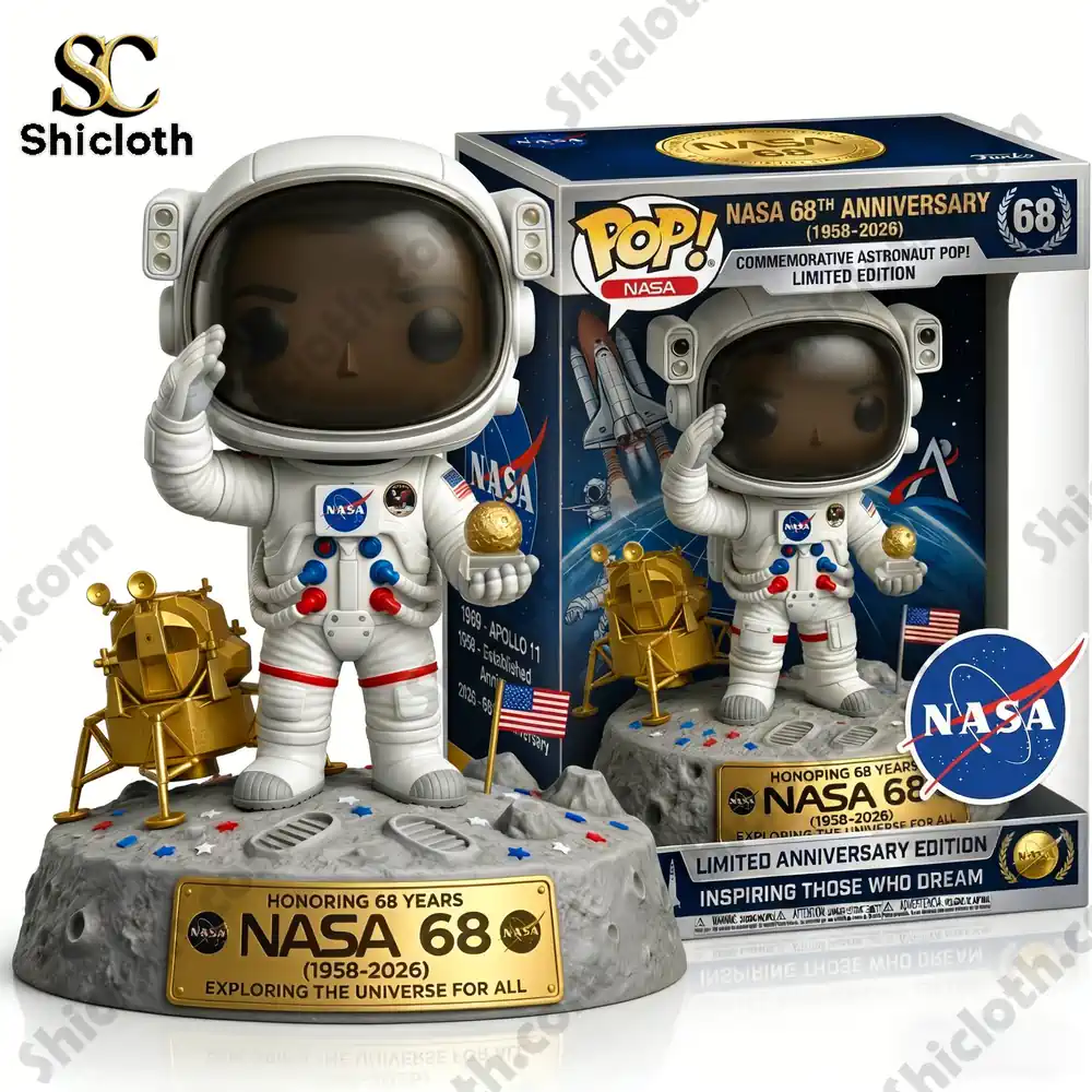 Alternative view of NASA 68th Anniversary Commemorative Astronaut Funko Pop! Figure